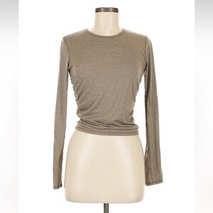 Lululemon Women's Long Sleeve Tan Top